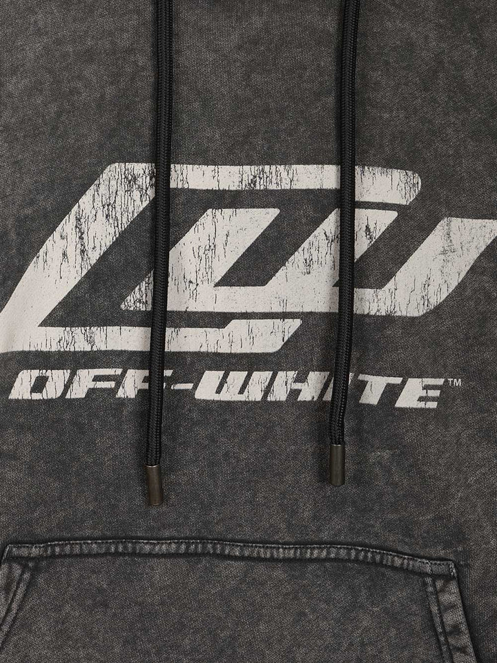 Off-White Racing Skate Hoodie Sweatshirts - Nero | 2c2ec3377debd141cc74bd13327b96f458c7a065