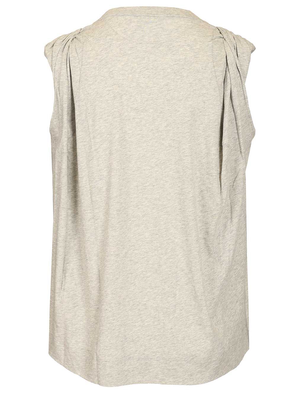 Dries Van Noten Hutty Jersey Top Top - Grey | 975274b4ce804a5f969291c805d0dbe3fb1359c7