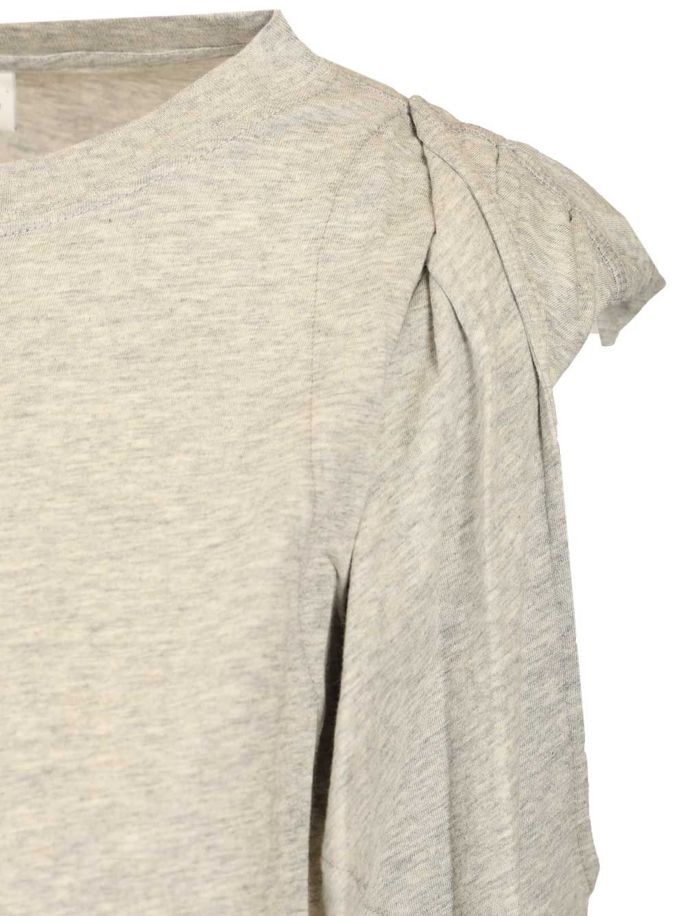 Dries Van Noten Hutty Jersey Top Top - Grey | 8ad336339479757b22f43e46a48d40227f8c531e
