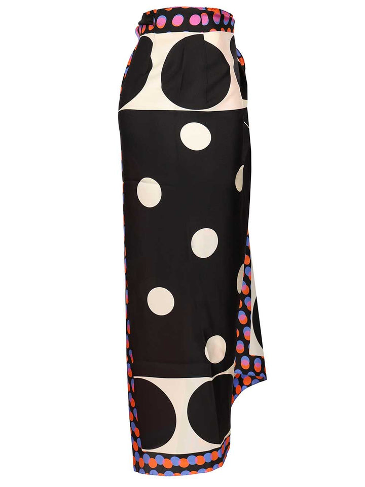 Dries Van Noten Scarfy Long Skirt Pareo Geometric Print Gonne - Multicolor | ad97c6d63b1296bf84a732772317b0244f0c1a9c