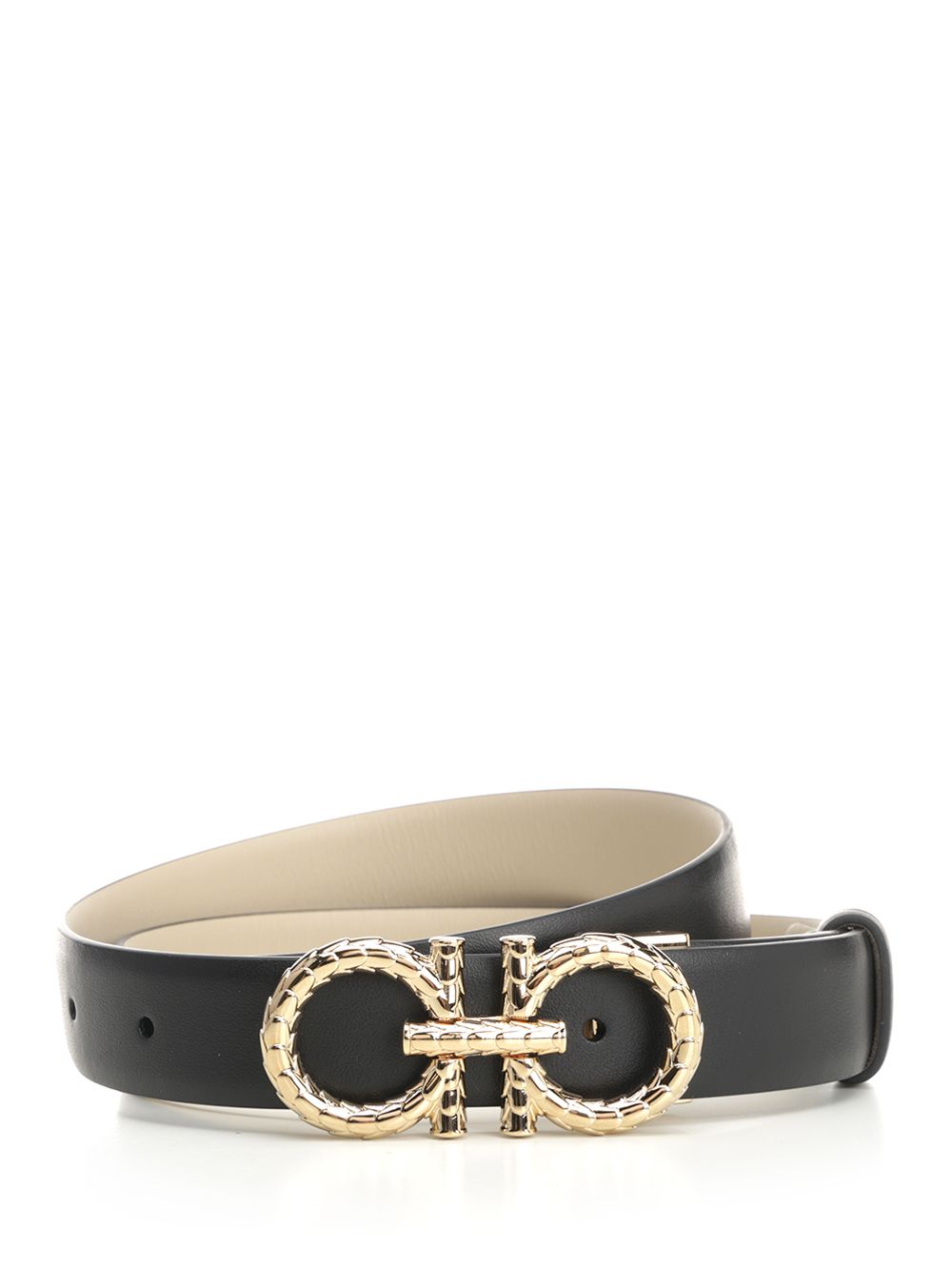 Ferragamo Reversible And Adjustable Gancini Belt Cinture - Nero | b4eb958cfde1447b0180bf520a50d73a00836851