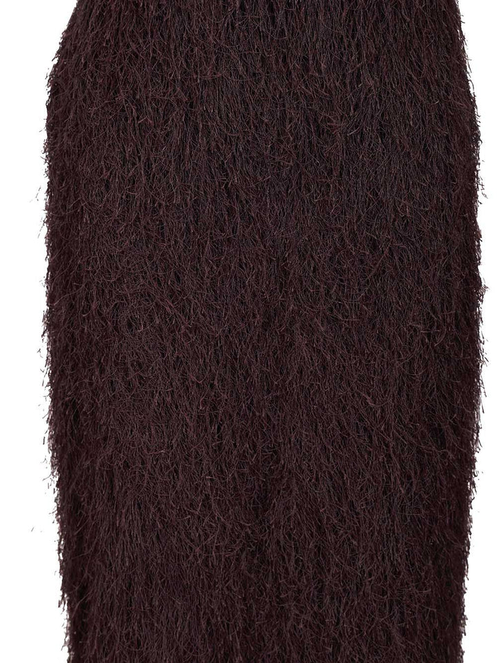 Dries Van Noten Sokna Skirt With Fringe Gonne - Violet | 4c7f7d1183630f47b08ed9fb98b02a58d555835d