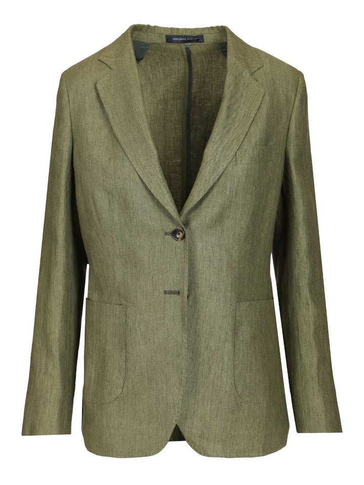Latorre Linen Blazer Giacche - Verde | 25a7b99eb3f65279d0af3d0bb5d53383011d41ba