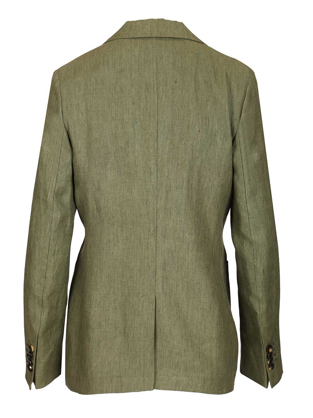 Latorre Linen Blazer Giacche - Verde | bb4bef98598b6f22801c84a1fb3c40ebfaf8ce06