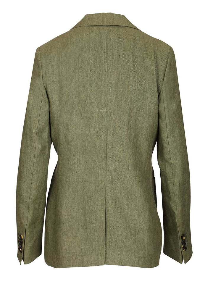 Latorre Linen Blazer Giacche - Verde | bb4bef98598b6f22801c84a1fb3c40ebfaf8ce06