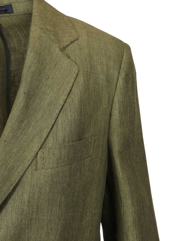 Latorre Linen Blazer Giacche - Verde | 043aba5028d1a5a0a6a9cfb7f404136679e390c8