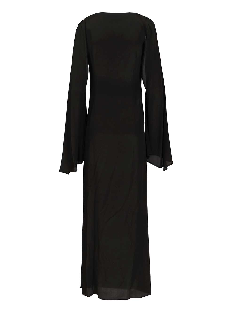Federica Tosi Long Draped Dress Abiti - Nero | 275dc97dd2ef06211d9f0ee27514d7d39ab20b21