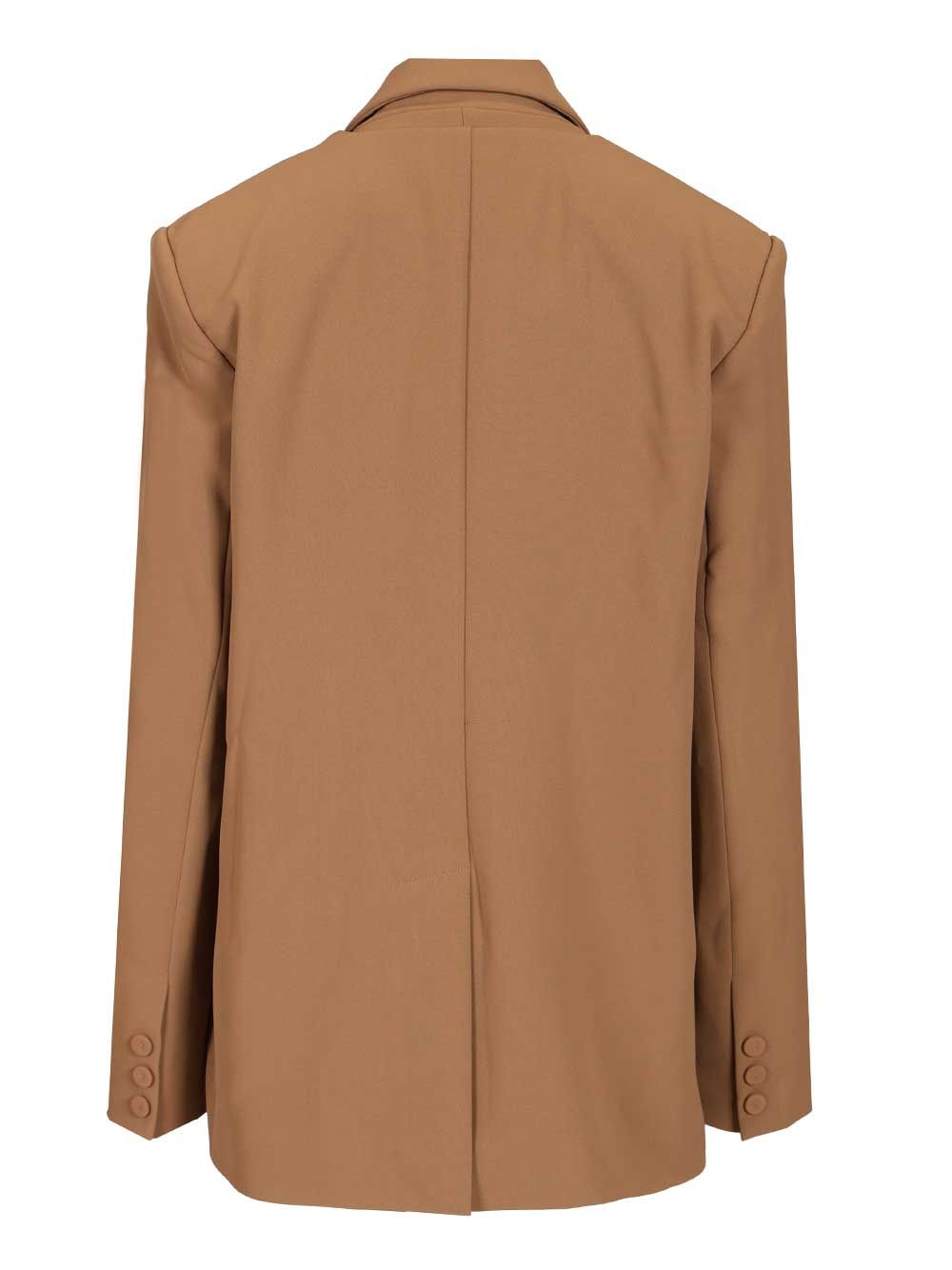 Federica Tosi Cady Blazer With Gilet Giacche - Beige | b760db68040ffd0b844c13a9abef252076ec57fb