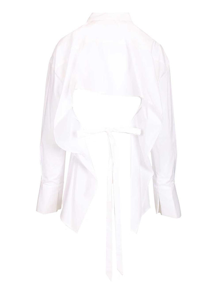 Federica Tosi Cropped Shirt Shirts - Bianco | 4aa6ef2e2b3d1c7c10a8cc41bef80f8a0092f15a