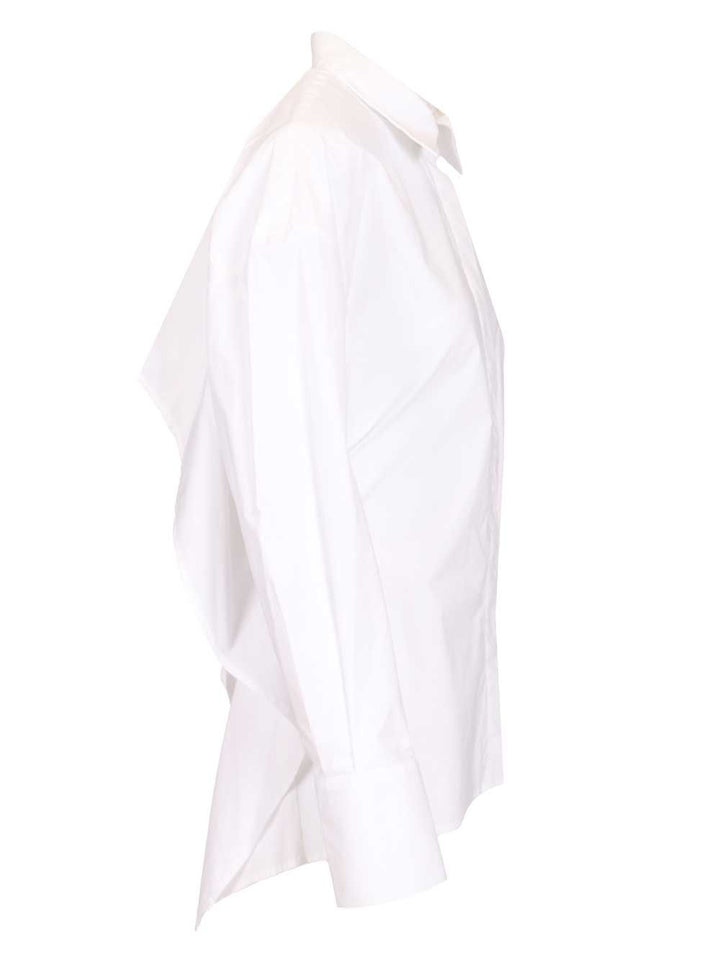 Federica Tosi Cropped Shirt Shirts - Bianco | 4270fd91626b88e216af1577a4eda09cf5afbc66