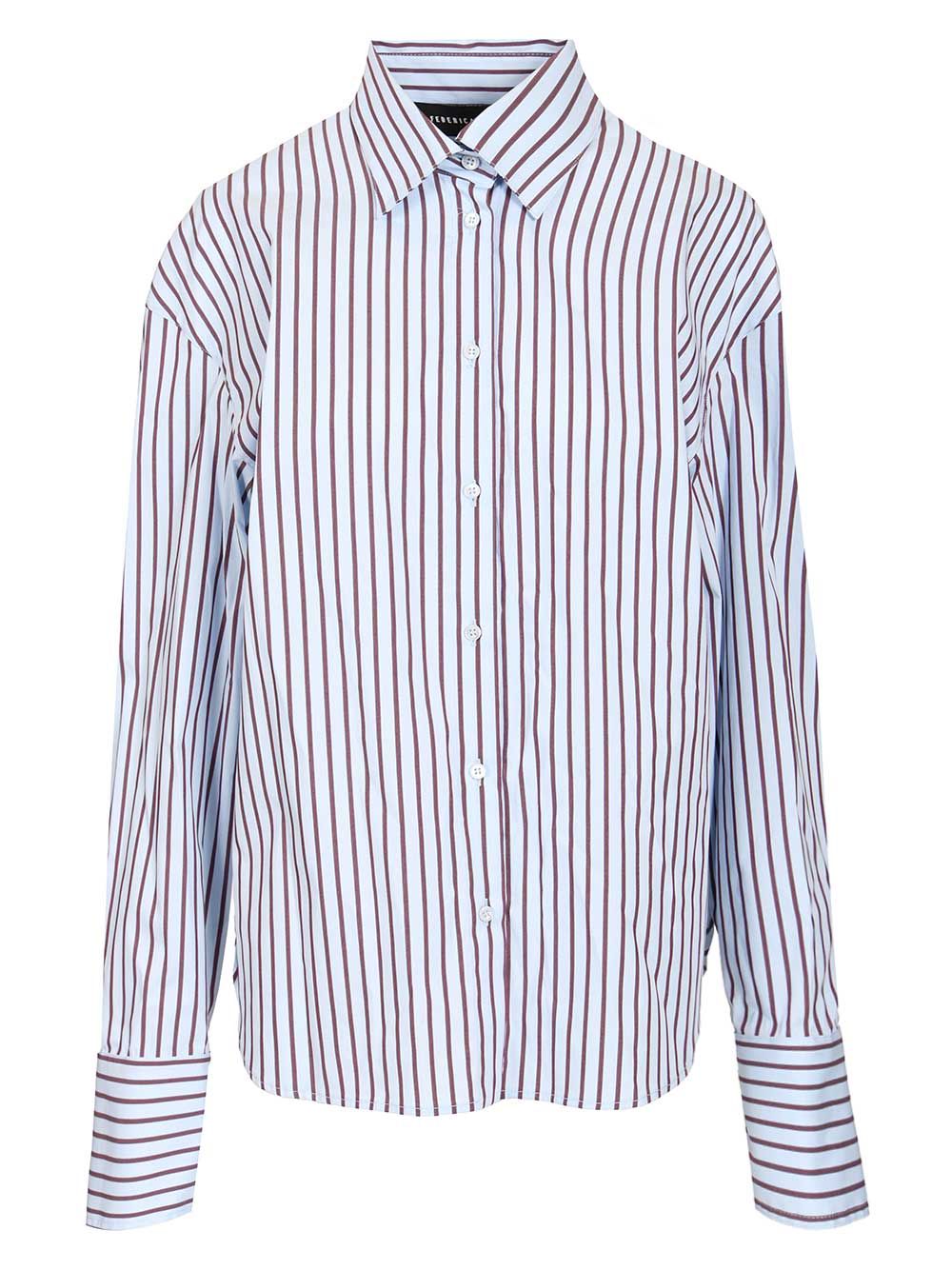 Federica Tosi Camicia Popeline Righe Shirts - Multicolor | 48aa579651e80d5b693bff1659d14c03300d76b1