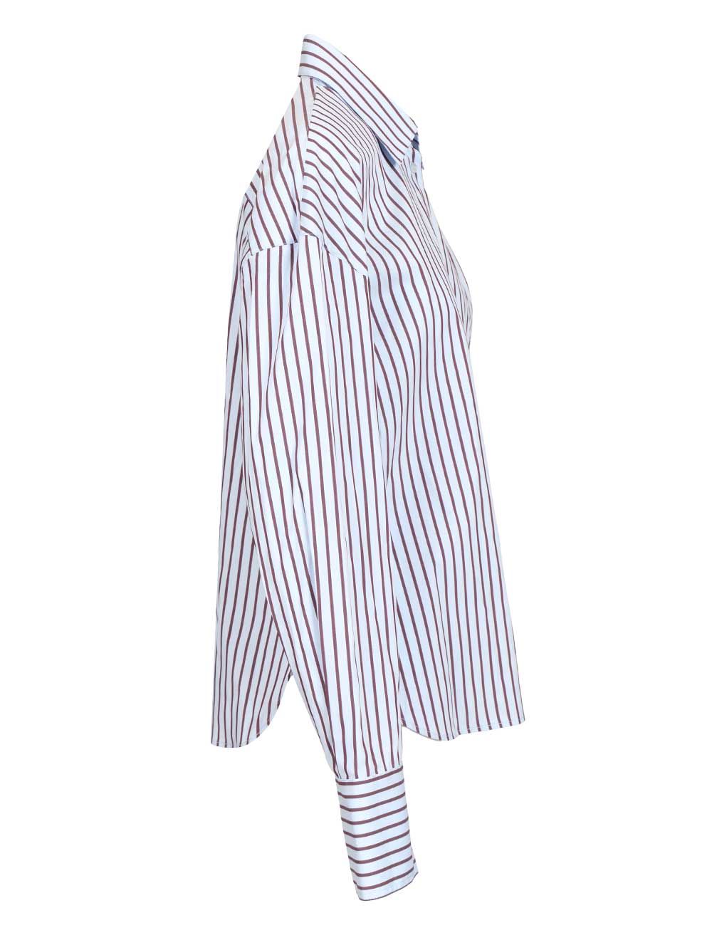 Federica Tosi Camicia Popeline Righe Shirts - Multicolor | c3ea9d5617c04fb21530e6de9cd483f623eff80b