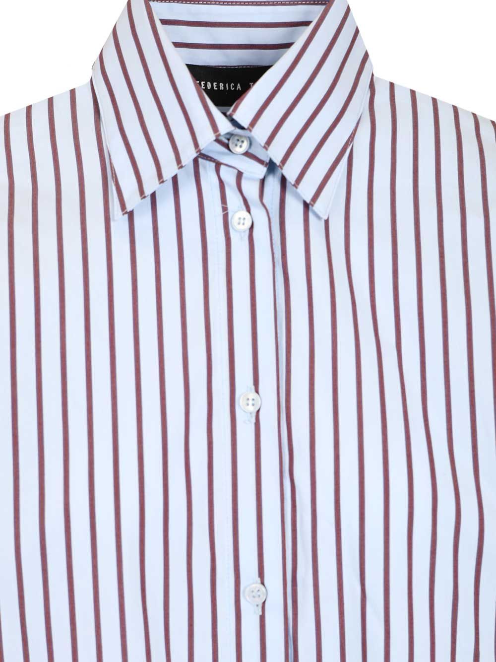 Federica Tosi Camicia Popeline Righe Shirts - Multicolor | 2abb44386768f237b7795fe13ec85ab62fc81a74