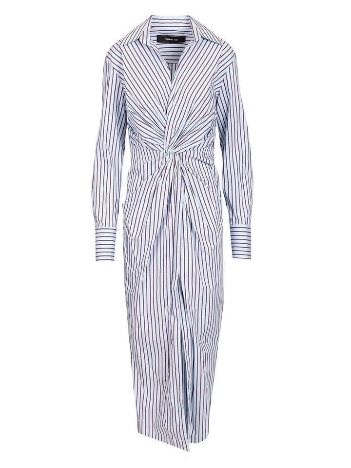 Federica Tosi Midi Dress With Knot Abiti - Multicolor | 7c2c3535256dd98fbe1c9018d322c27e1570963f