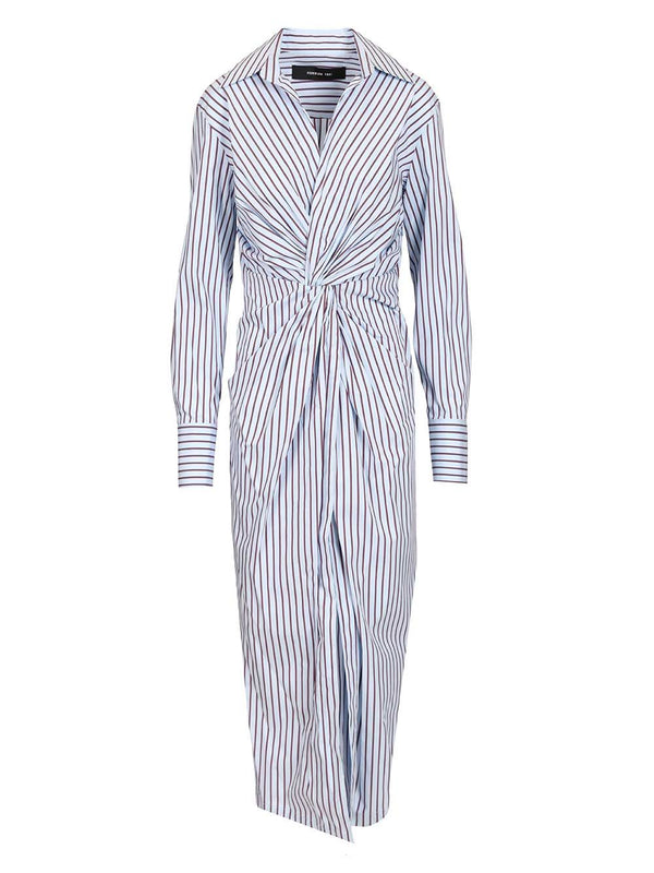 Midi Dress With Knot Abiti Multicolor