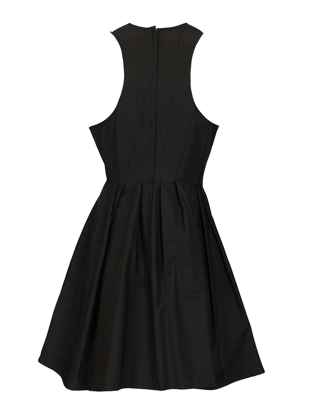 Sportmax Ara Sleeveless Washed Cotton Mini Dress Abiti - Nero | 20b5ada529f72ab828cc36965868e833f9de4d34