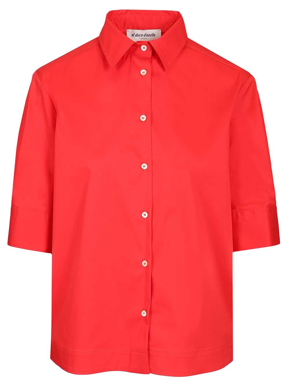 Al Duca D'Aosta Camicia Mm Shirts - Rosso | 6bb3ff918cc8ade9a511ba46e5a2263bddb42d1a