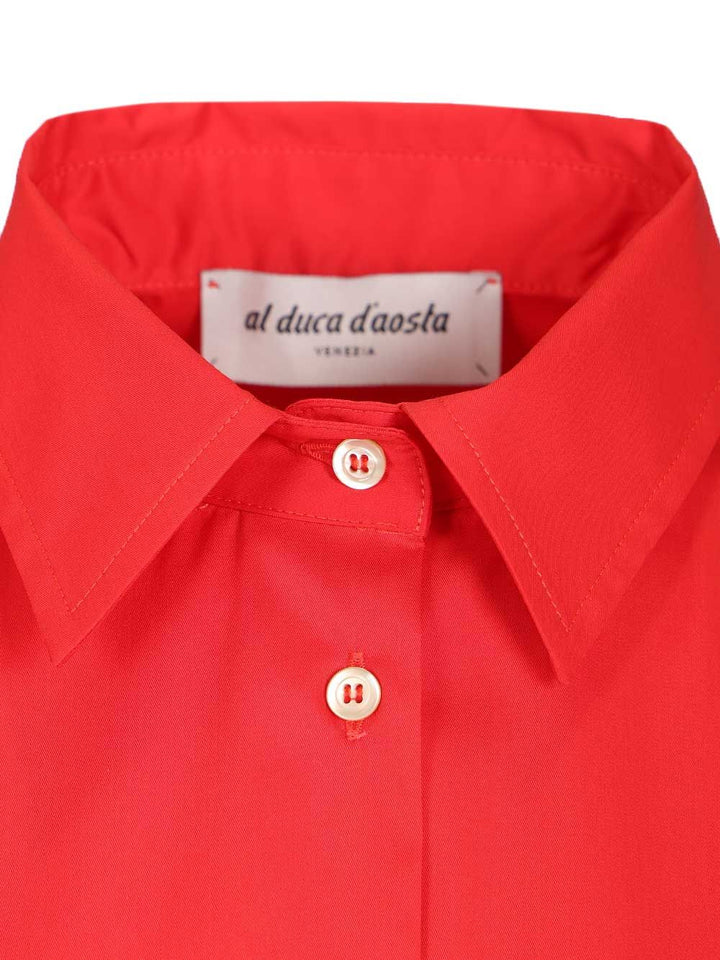 Al Duca D'Aosta Camicia Mm Shirts - Rosso | c5e885e2701a9ecd0b19c5fca1dd21251f09c7a3