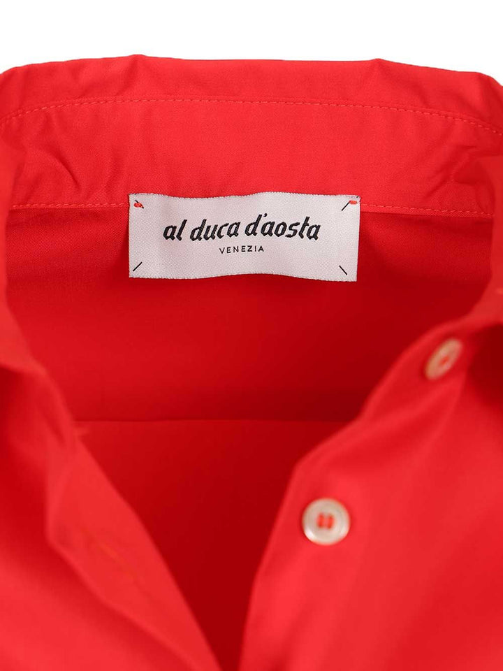 Al Duca D'Aosta Camicia Mm Shirts - Rosso | 4316546220398d2bd089eeaedf3ab3b36b23c793