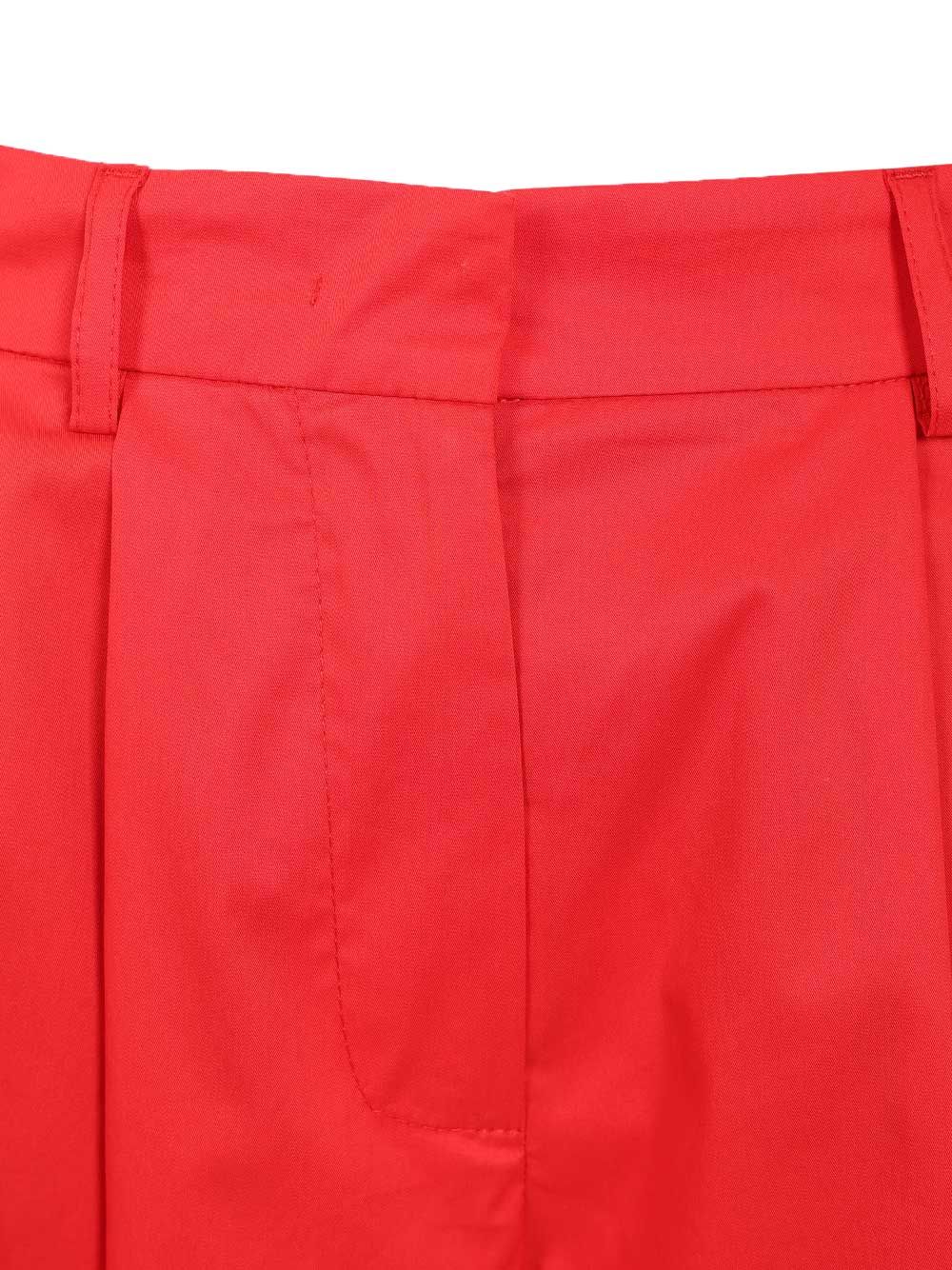 Al Duca D'Aosta Poplin Trousers - Rosso | 3628405695e9bdbc8af45f2a83e8844267f64867