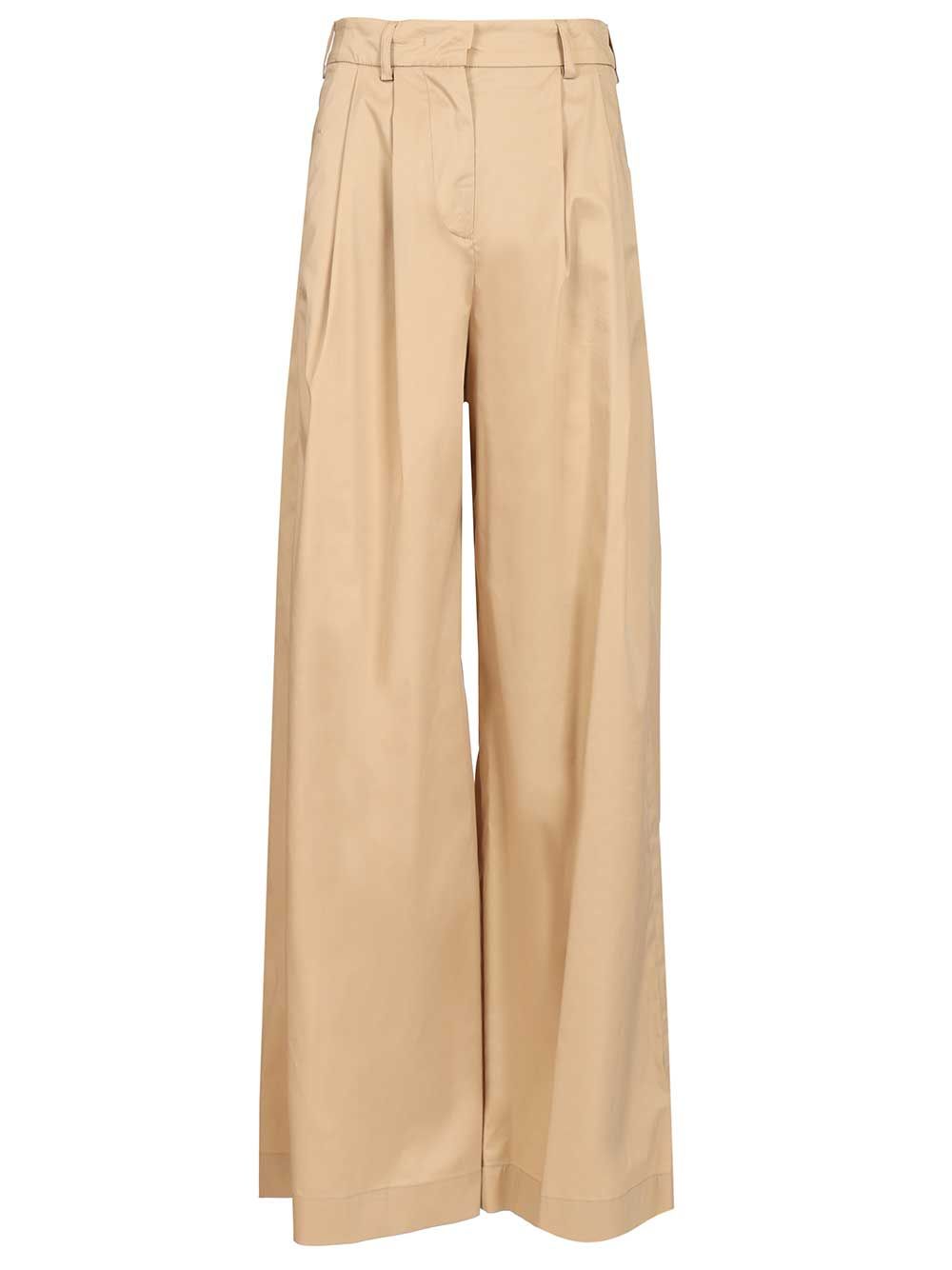 Al Duca D'Aosta Poplin Trousers - Beige | adfb6fd9979a0f4a65e678c6bbdcb968bcfefda6