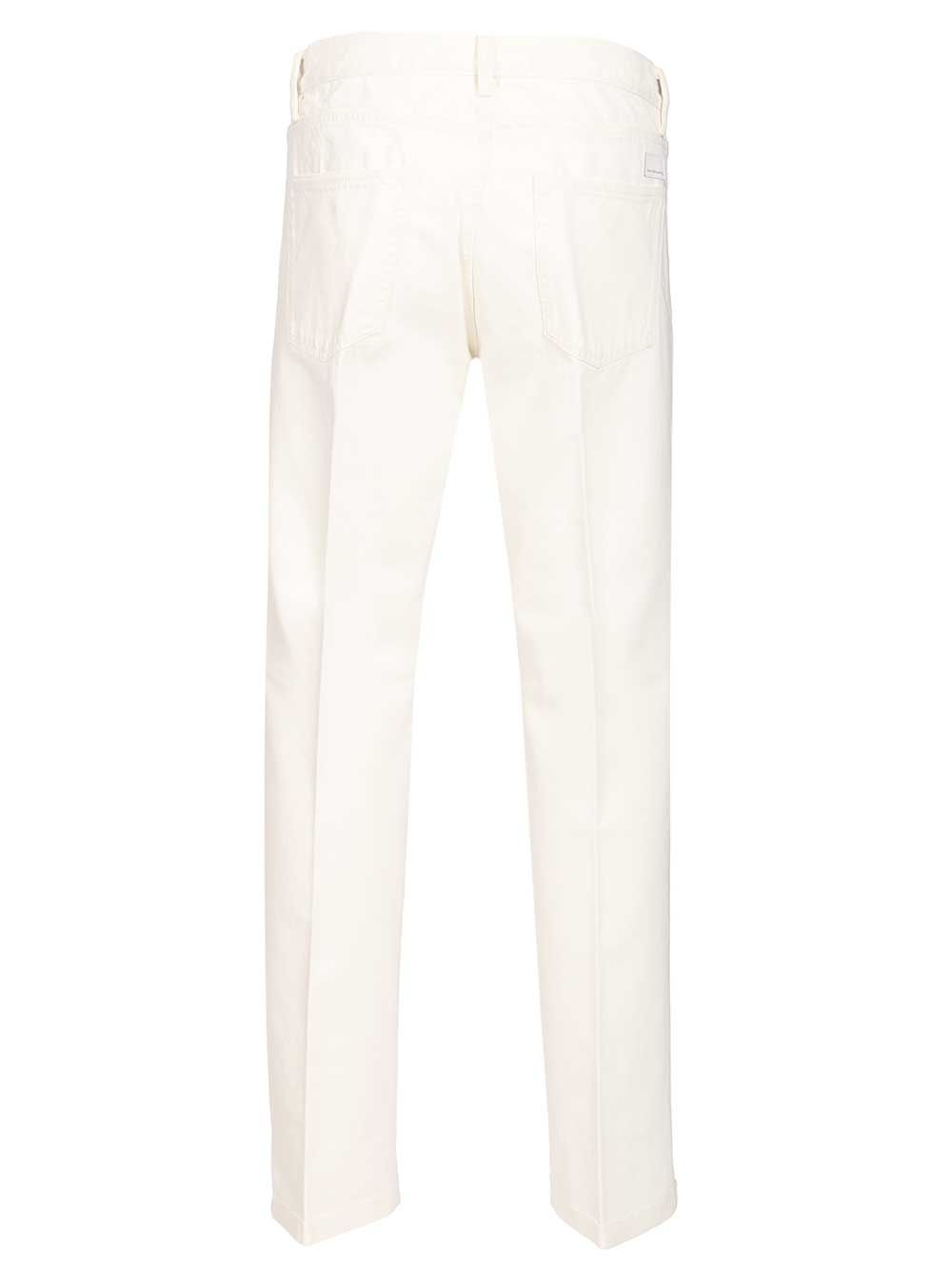 Nine In The Morning Denim Nathan Dritto Largo Jeans - Bianco | b8d245ed644a386302ddeb3db7b9e77ce48e1dcf