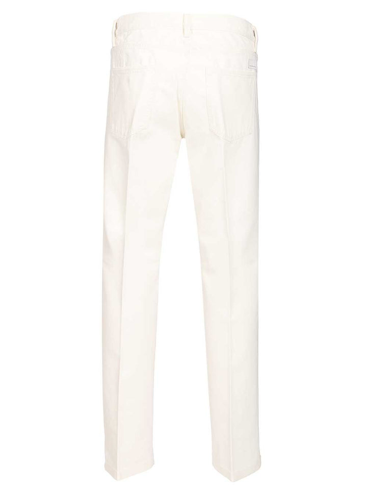 Nine In The Morning Denim Nathan Dritto Largo Jeans - Bianco | b8d245ed644a386302ddeb3db7b9e77ce48e1dcf