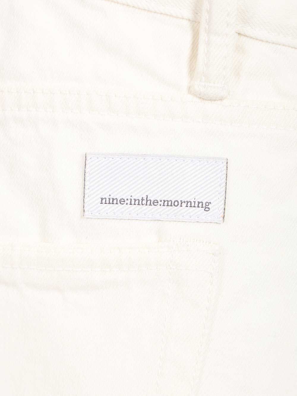 Nine In The Morning Denim Nathan Dritto Largo Jeans - Bianco | 20f9e46e543dd43f89ae441fd8756ea7df15217c