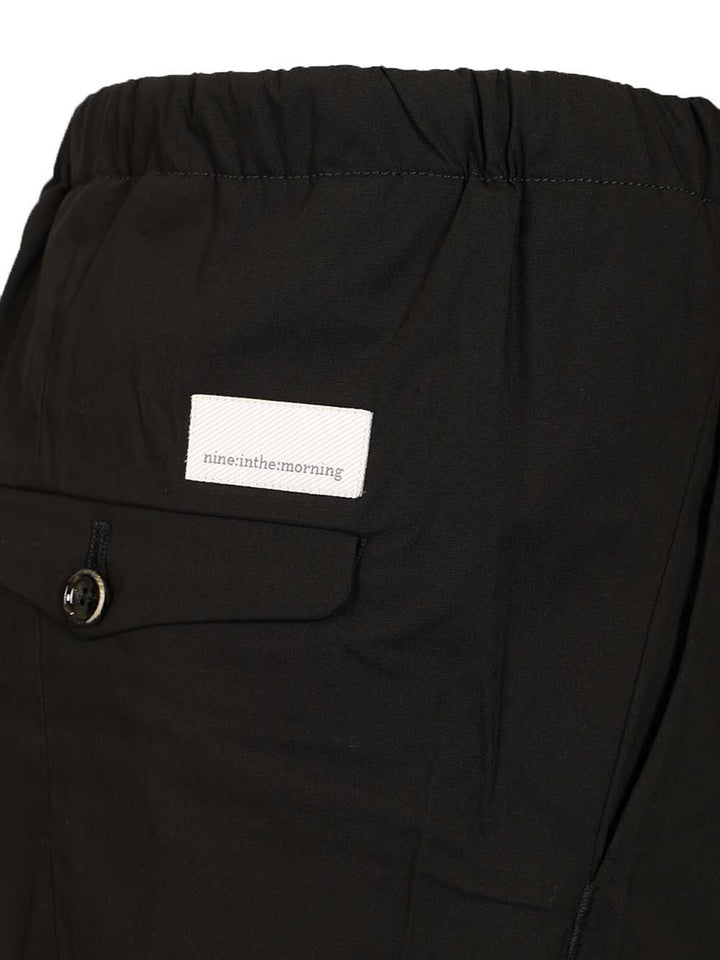 Nine In The Morning Technical Poplin Trousers - Nero | 47fdf62c8b8552f263f2a2bdaaee47c7f696aa98