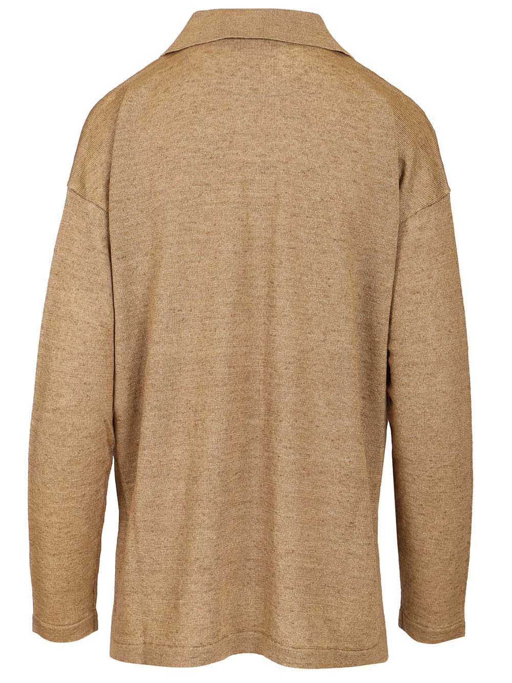 'S Max Mara Linen Cardigan Knitwear - Beige | dc204004123ddee8b946a2bd434402bb4d4a92d6