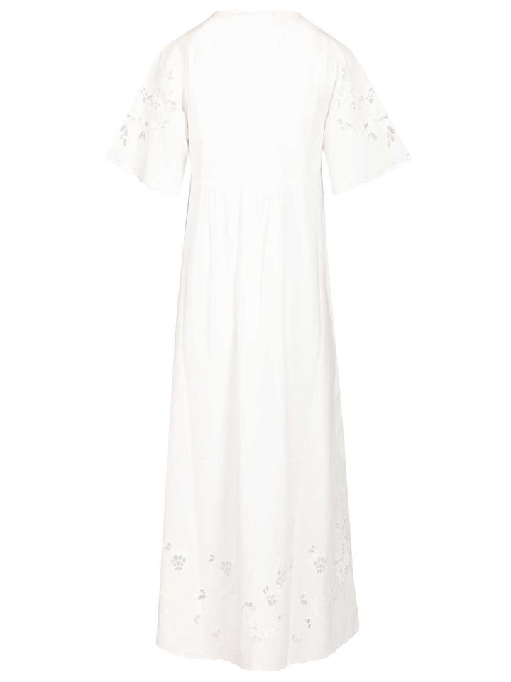 Weekend Max Mara Cotton Jersey And Poplin Dress Abiti - Bianco | 56f936e2e92f9c8f1f4b2e8eeca064eb9bc4265f