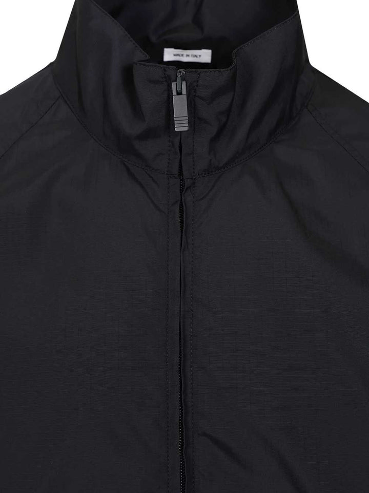 Thom Browne Zip Front Raglan Track Jacket W/ 4 Bar In Shiny Ripstop Giacche - Blu | 464b9d32c0e84f99462d996c85561134b12302c6
