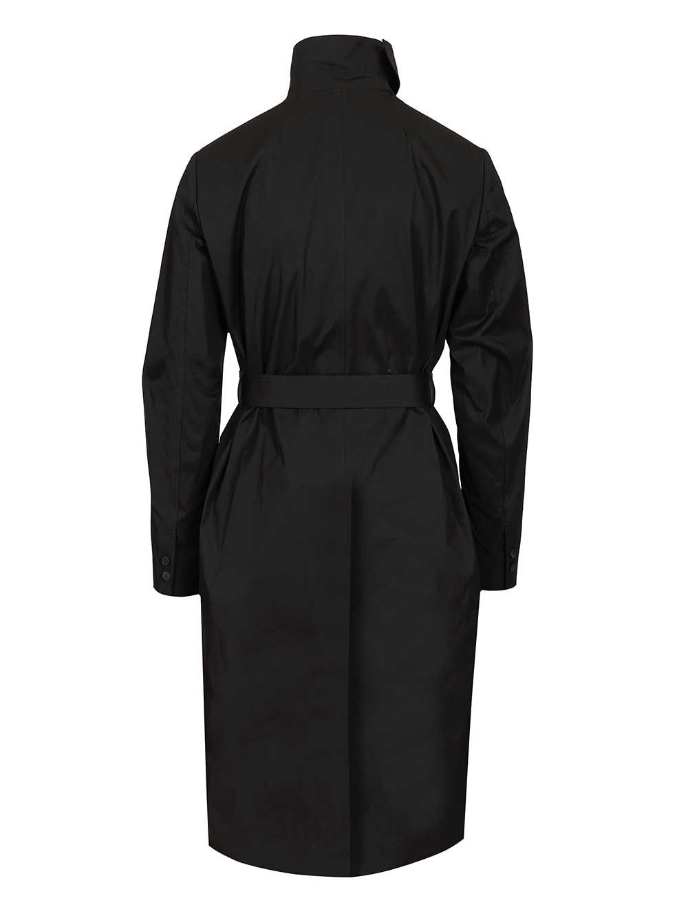 Rick Owens Temple Mastodon Trench Coat Coats - Nero | 18a2b6b021a9b43ff60921da9f23e33eaff0dc1e