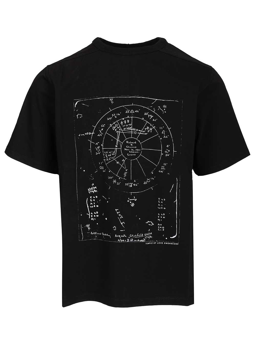 Rick Owens Brad  In Black Cotton Jersey T-Shirt - Nero | d48083db246b6ea559b6aac8d065b9c82e498dbf