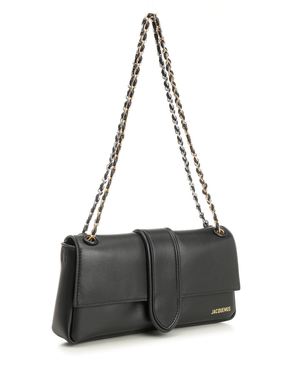 Jacquemus Bambino Chaine Shoulder Bags - Nero | be14bce5c8e4ae512d5cc996db71a854877d3756