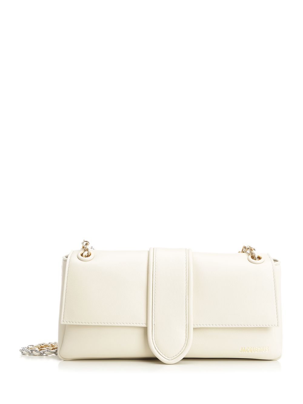 Jacquemus Le Bambino Chaine Shoulder Bags - Bianco | f8dc1790c32c76eb19b576856b51af52d3224936