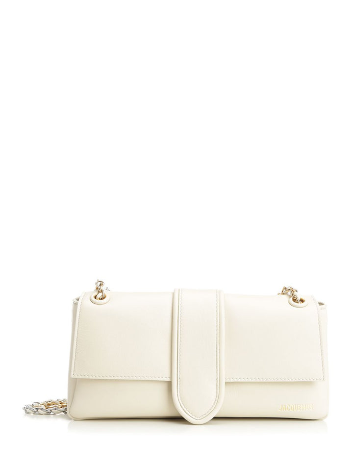 Jacquemus Le Bambino Chaine Shoulder Bags - Bianco | f8dc1790c32c76eb19b576856b51af52d3224936