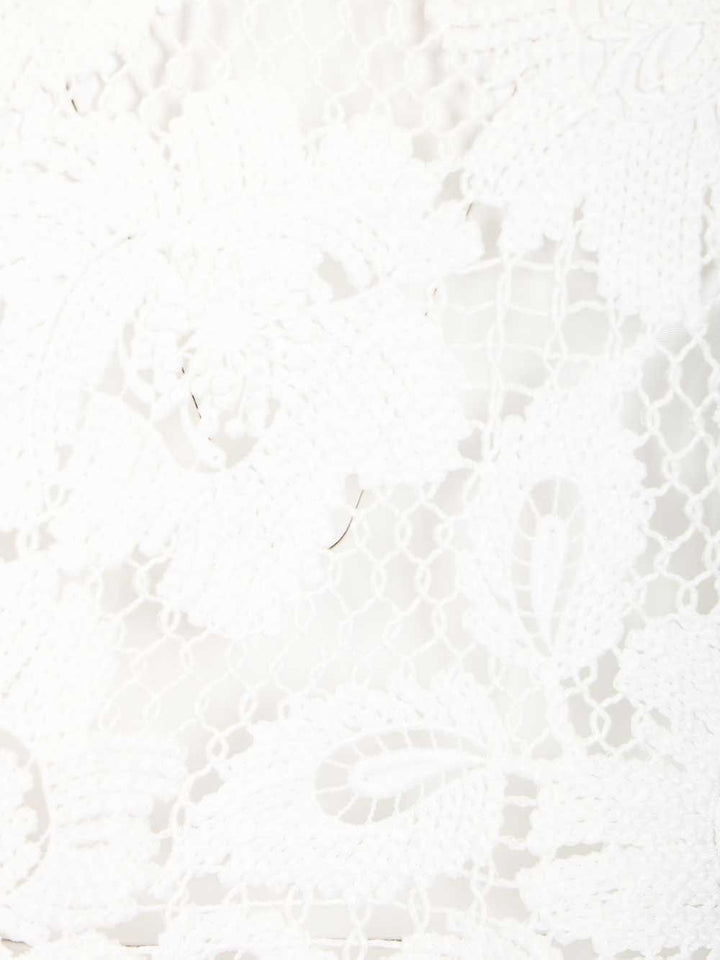 Self-Portrait White Crochet Lace Top Top - Bianco | f703bb88bcdc5f5d70988e75df429a78cbaf1029