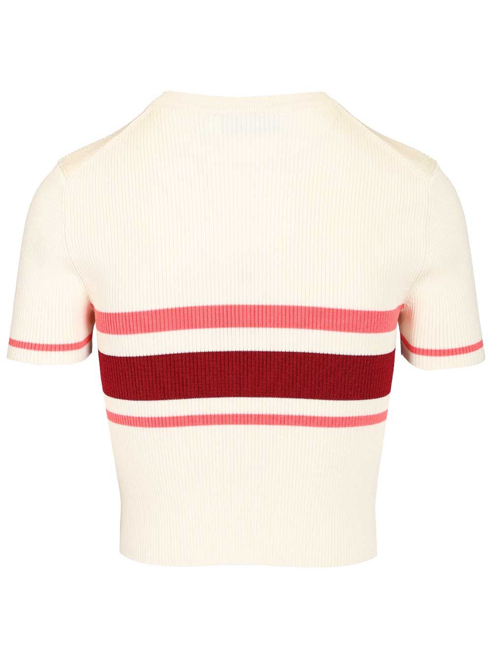 Self-Portrait Knit Top Knitwear - Bianco | db1d22a3ffc4a7a2377f9a0cb05ea2d697d7f815