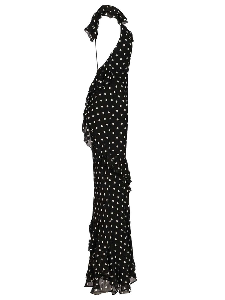 Self-Portrait Long Dress Abiti - Nero | 29385dd737e1ab86885556d059913bda1104a681