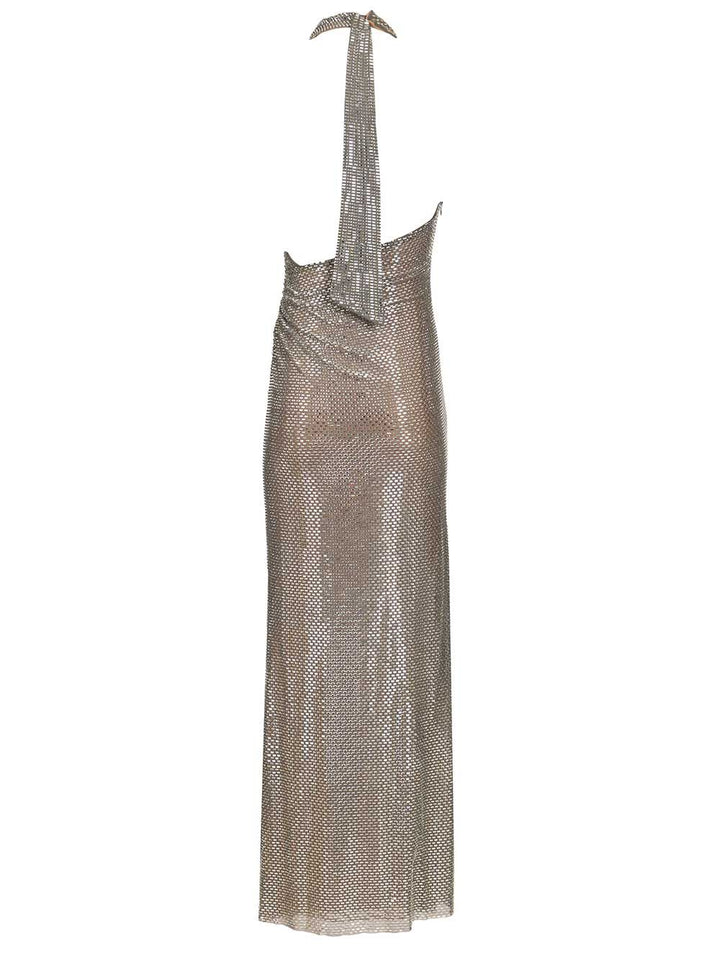 Self-Portrait Long Dress Abiti - Grey | 2aa72e0675effb09a47791bc8cfc02a0f4a8479a