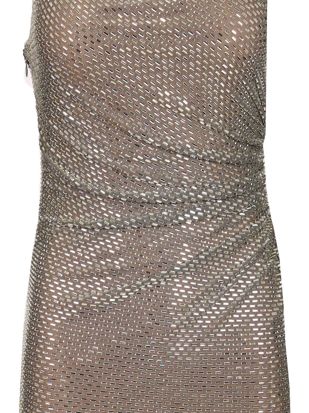 Self-Portrait Long Dress Abiti - Grey | b99f989ffa82640c66e6673a59ff7255ae6f19ab
