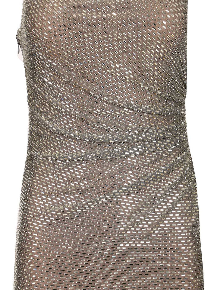Self-Portrait Long Dress Abiti - Grey | b99f989ffa82640c66e6673a59ff7255ae6f19ab