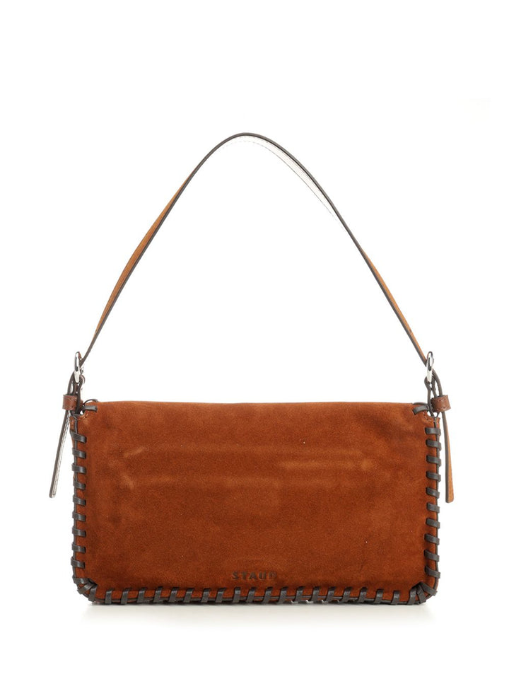 Staud Harlow Suede Bag Shoulder Bags - Marrone | 4f5139793b2c7a3d9bdfc69f669e229a0f5bdae4