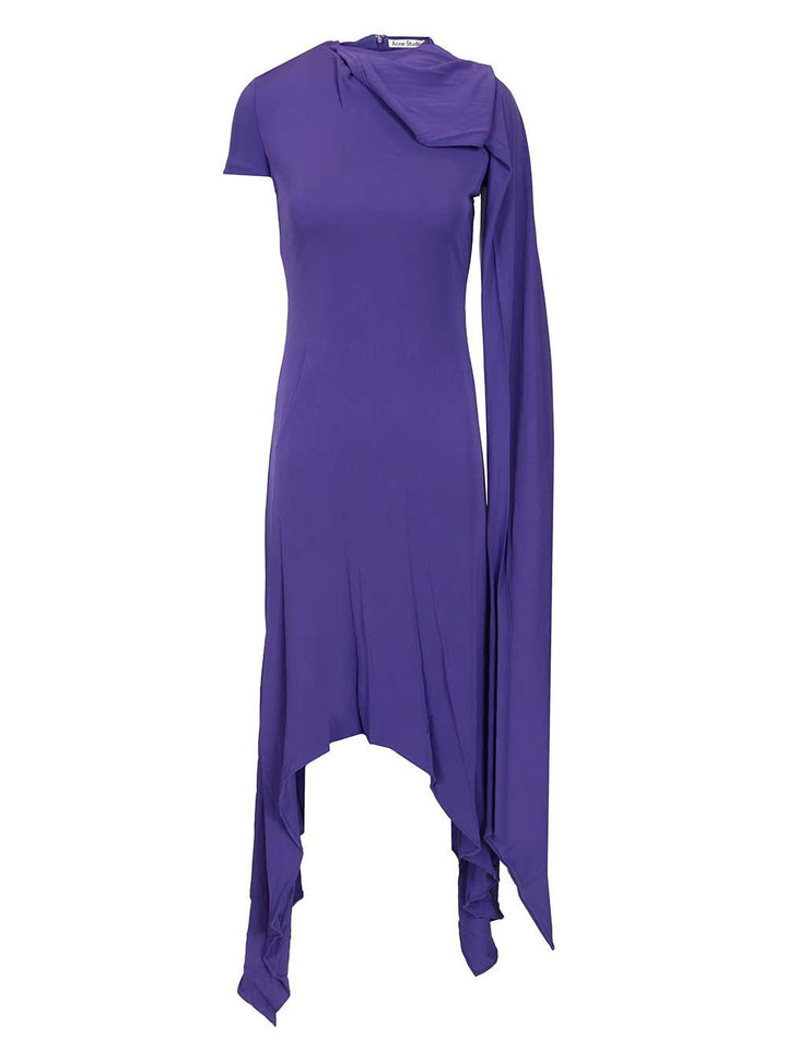 Acne Studios Layered Dress Abiti - Violet | 7841f2521f4ab56ceb0e1223c0699748d6143338