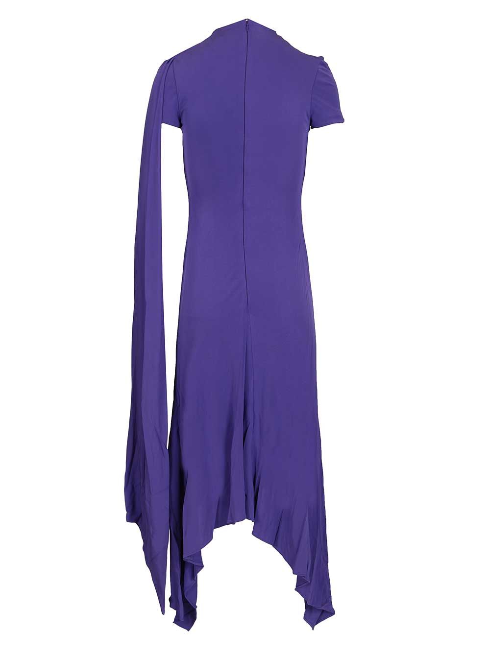Acne Studios Layered Dress Abiti - Violet | 33d74e6a139ad7ecb598c235edf4ffc06e40e437