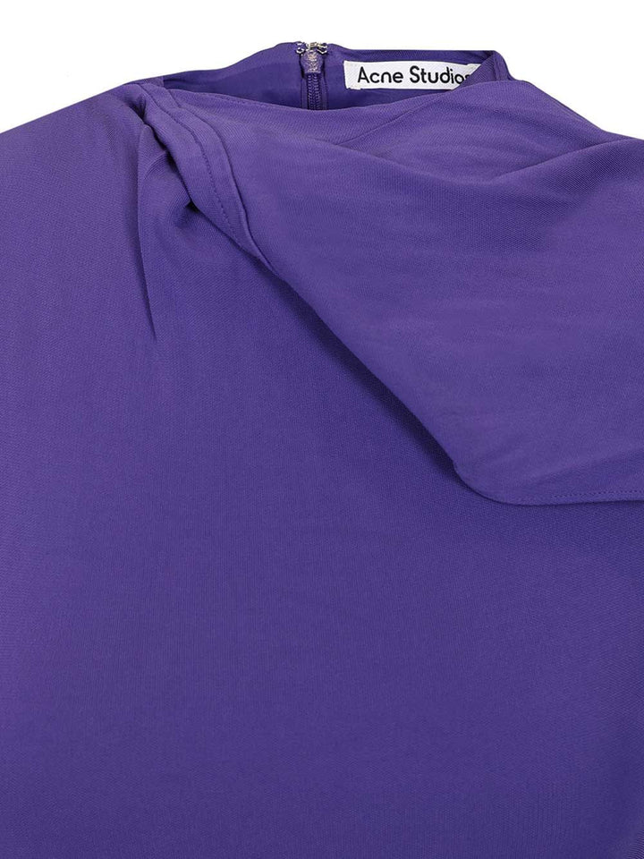 Acne Studios Layered Dress Abiti - Violet | bcdb0e2ea788bfa19eb748606bf1919e9542551a
