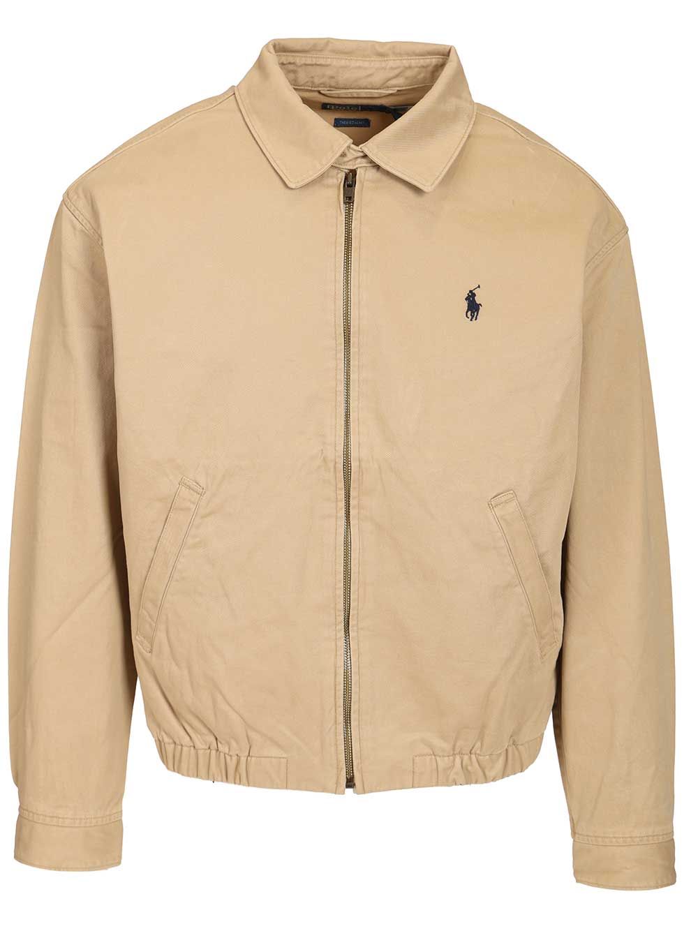 Polo Ralph Lauren Lined-Windbreaker Piece Dyed Cotton Twill Giacche - Beige | 5ec16e871b4e8f3ebe33f1bd44258d452a8a34a2