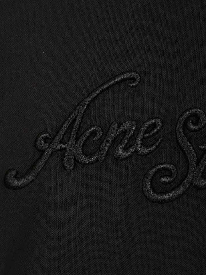 Acne Studios With Embroidered Logo T-Shirt - Nero | 8d5fc04bada83518fd8e7b3aeaa3844f245fe28f
