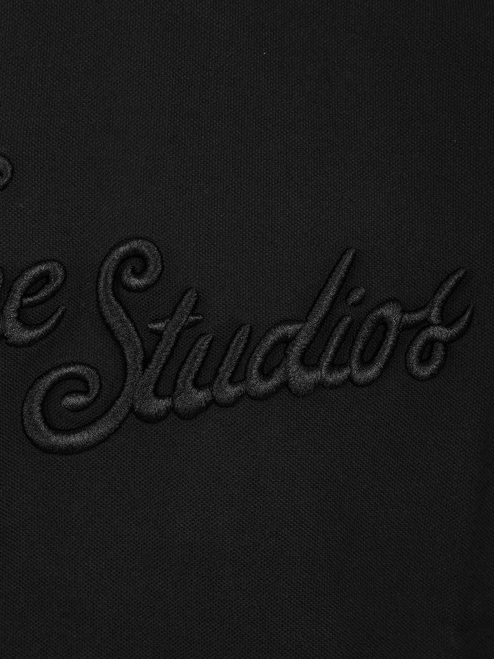 Acne Studios With Embroidered Logo T-Shirt - Nero | e567022e97e1acbc7acb1696c39eb99a3bce2a66